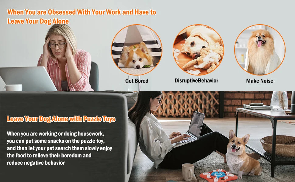Interactive Dog Puzzle Toy β IQ Training & Treat Dispenser