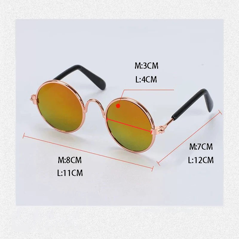Vintage Round Small Cat/Dog Sunglasses