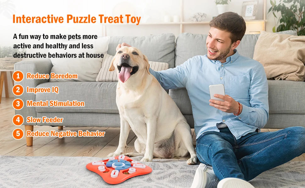Interactive Dog Puzzle Toy β IQ Training & Treat Dispenser