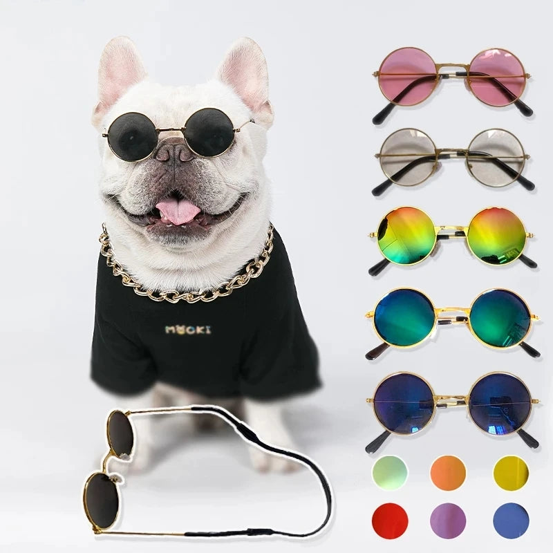 Vintage Round Small Cat/Dog Sunglasses