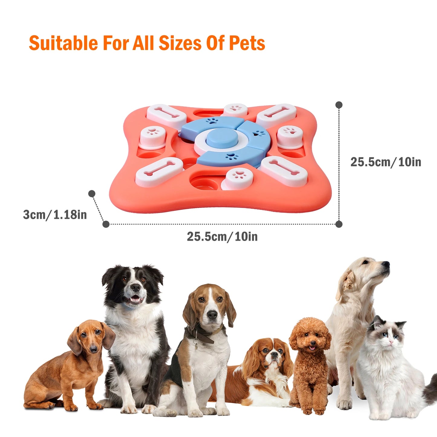 Interactive Dog Puzzle Toy β IQ Training & Treat Dispenser