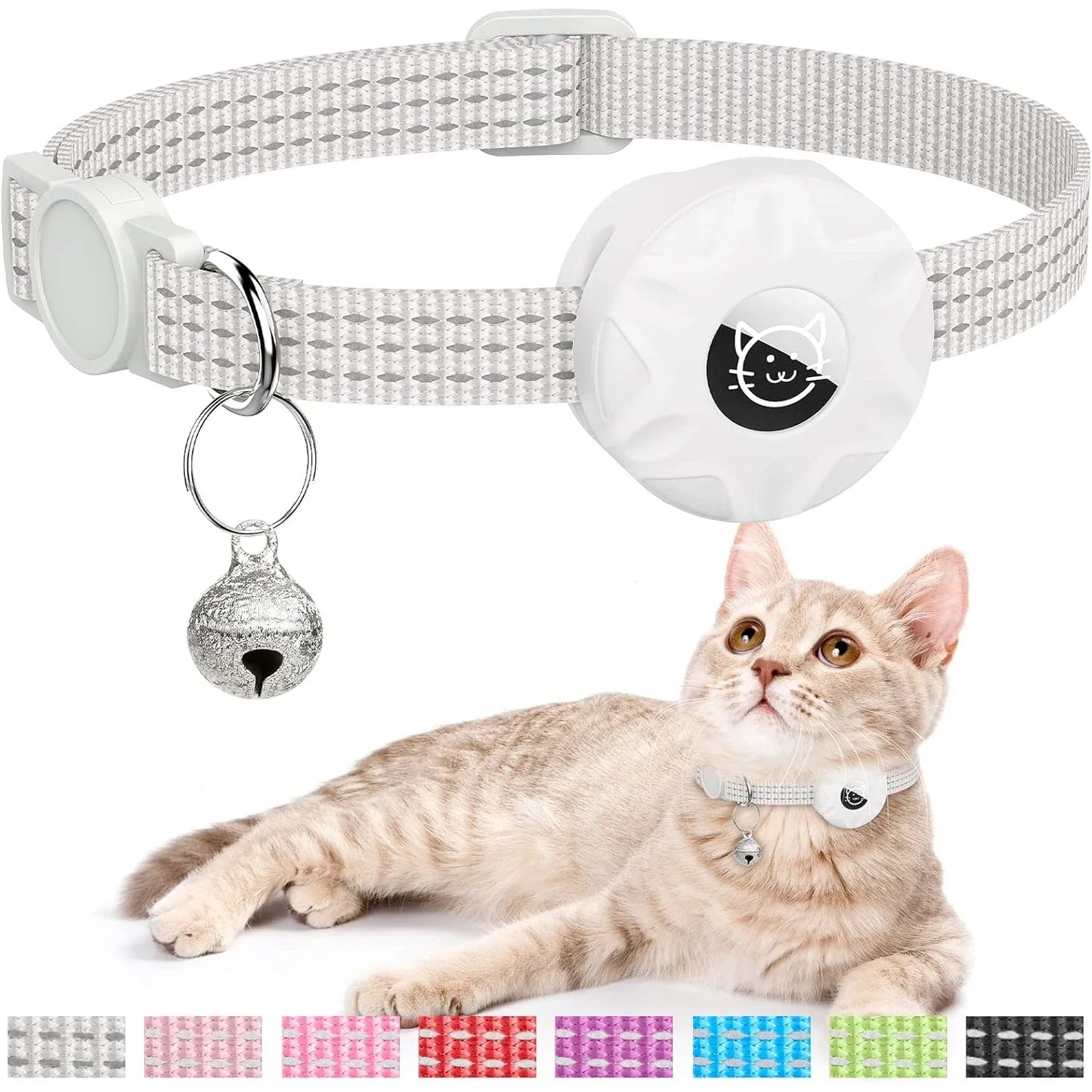 AirTag Cat Collar with Bell