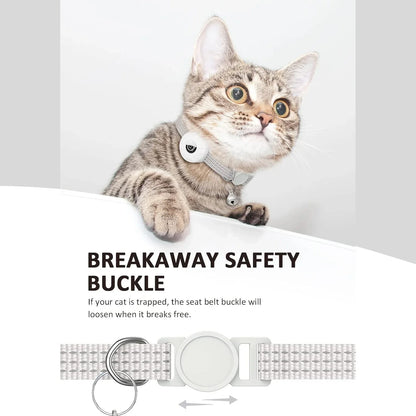 AirTag Cat Collar with Bell