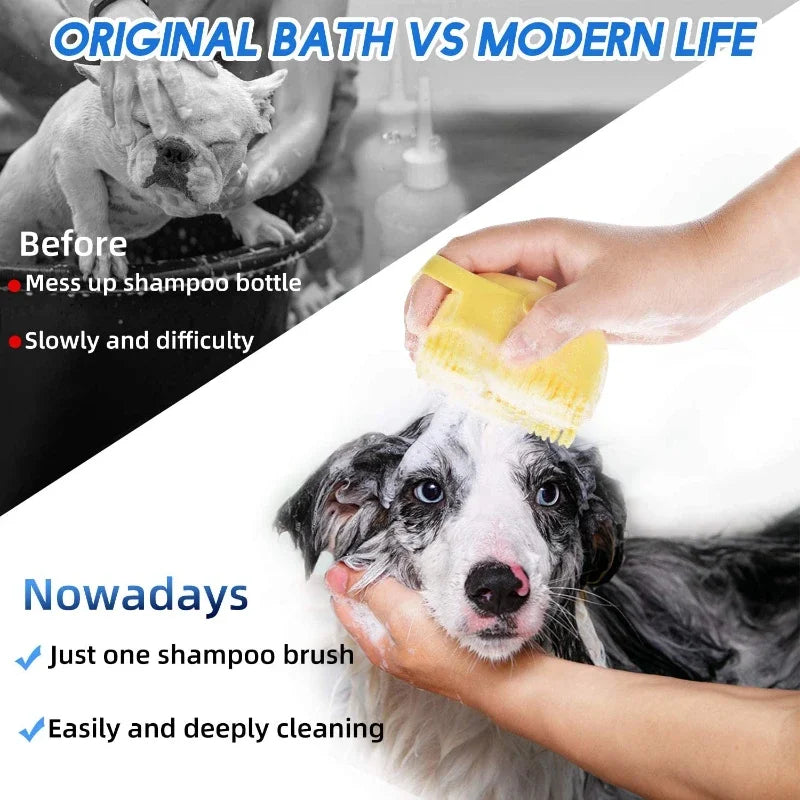 Pet Bath Massage Brush